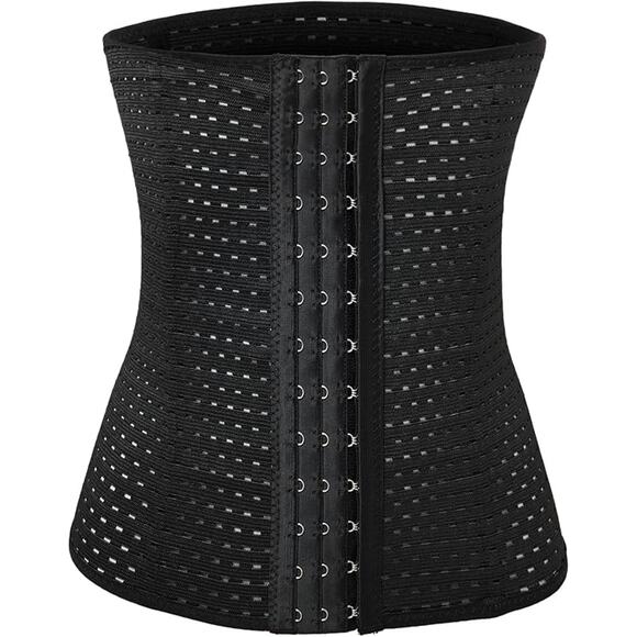 Waist Trainer 4XL Corset Steel Boned Tummy Control Body Shaper Adjustable Hooks - Picture 1 of 5